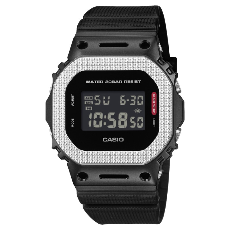 CASIO カシオ G-SHOCK GM-5600BM-1JF メタルカバード ブラックIP スクエアデザイン 耐衝撃構造 20気圧防水