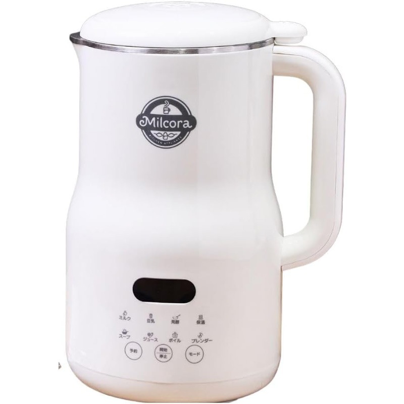 Milcora 豆乳メーカー コンパクト 簡単操作 多彩メニュー対応 手作り豆乳