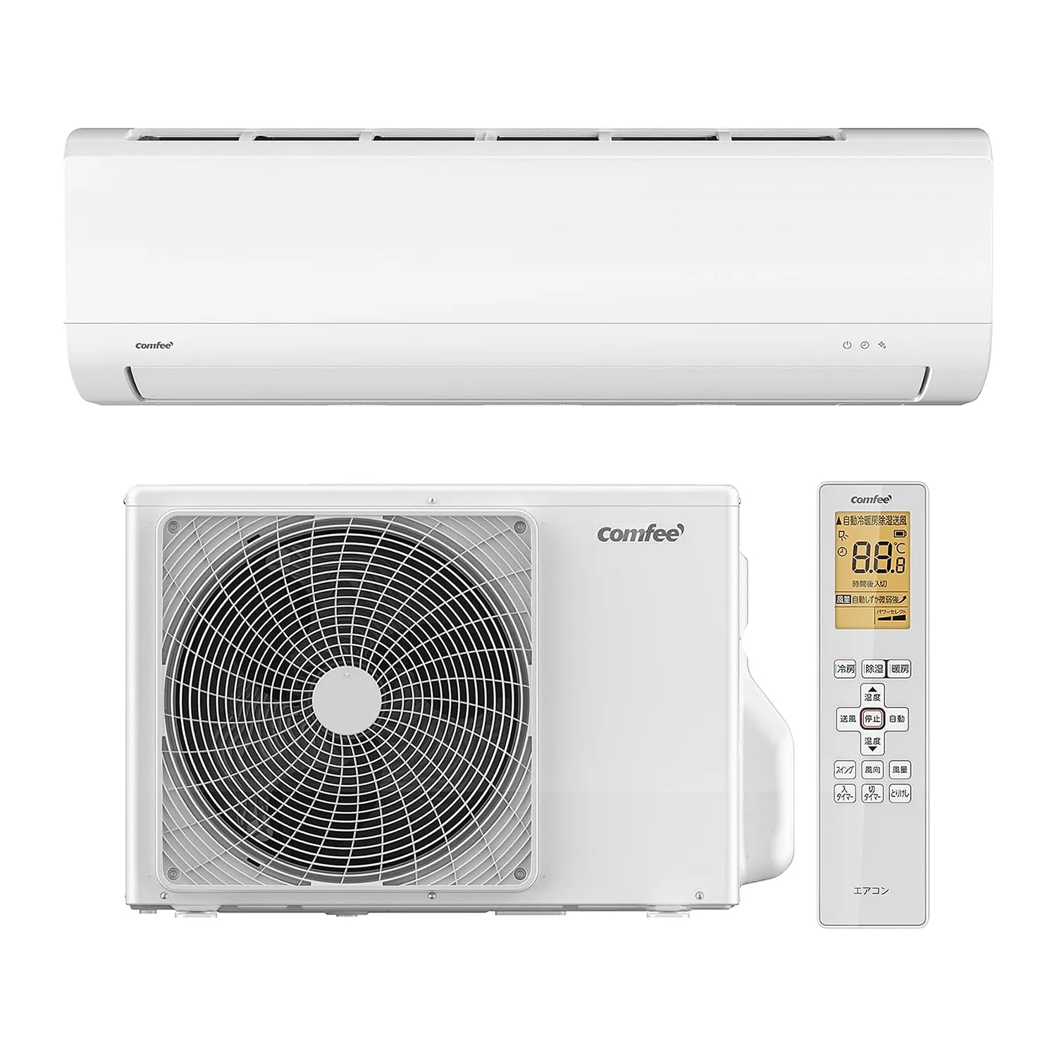 COMFEE エアコン 10畳 2.8kW 100V ホワイト 2025年モデル CYA-281B(W)