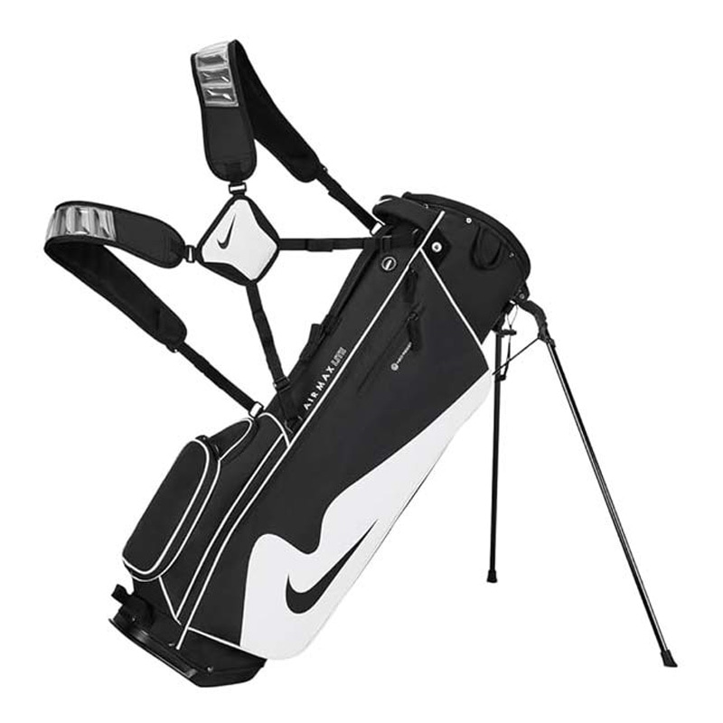 NIKE ナイキ AIR MAX LITE GB スタンド型ゴルフバッグ GF3018 095 ブラック×ピュアプラチナム