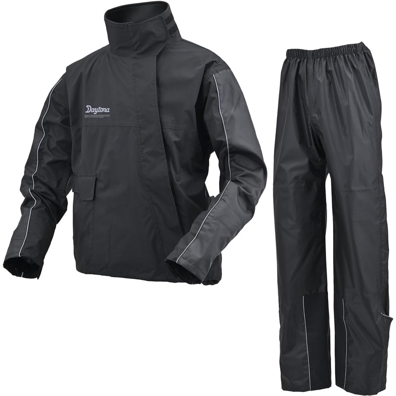 DAYTONA デイトナ DR 001 ハイパフォーマンスレインウェア 上下セット ブラック Lサイズ