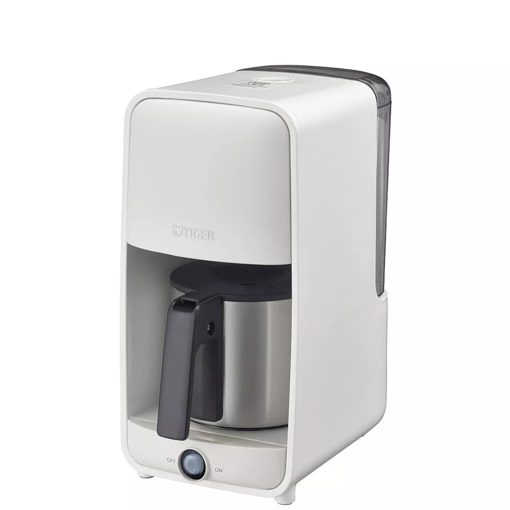 タイガー魔法瓶 コーヒーメーカー 濃度調節 深リブフィルター スリム アーバンホワイト ADC-G060(WU)