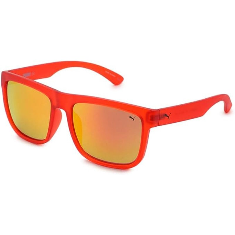 PUMA プーマ サングラス メンズ ミラー アジアンフィット PE0081SA-002 56 UVカット
