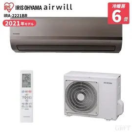 アイリスオーヤマ IHF-2207W エアコン IHF-2207W アイリスオーヤマ エアコン 6畳 2.2kW Wi-Fi 人感センサー