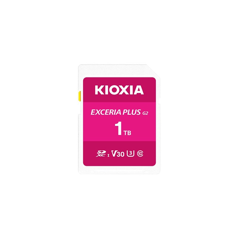 KIOXIA キオクシア EXCERIA PLUS G2 SDXC UHS-I メモリカード 1TB KSDH-B001T 高速4K撮影対応モデル
