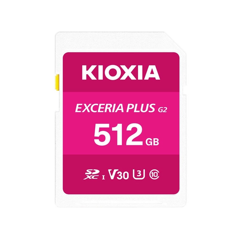 KIOXIA キオクシア EXCERIA PLUS G2 SDXC UHS-I メモリカード 512GB KSDH-B512G 高速4K撮影対応モデル