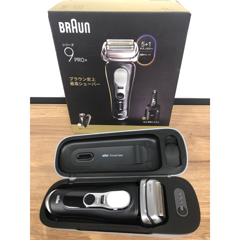 『中古品』BRAUN ブラウン 電気シェーバー Series 9 Pro+ 9670cc 6in1アルコール洗浄システム搭載