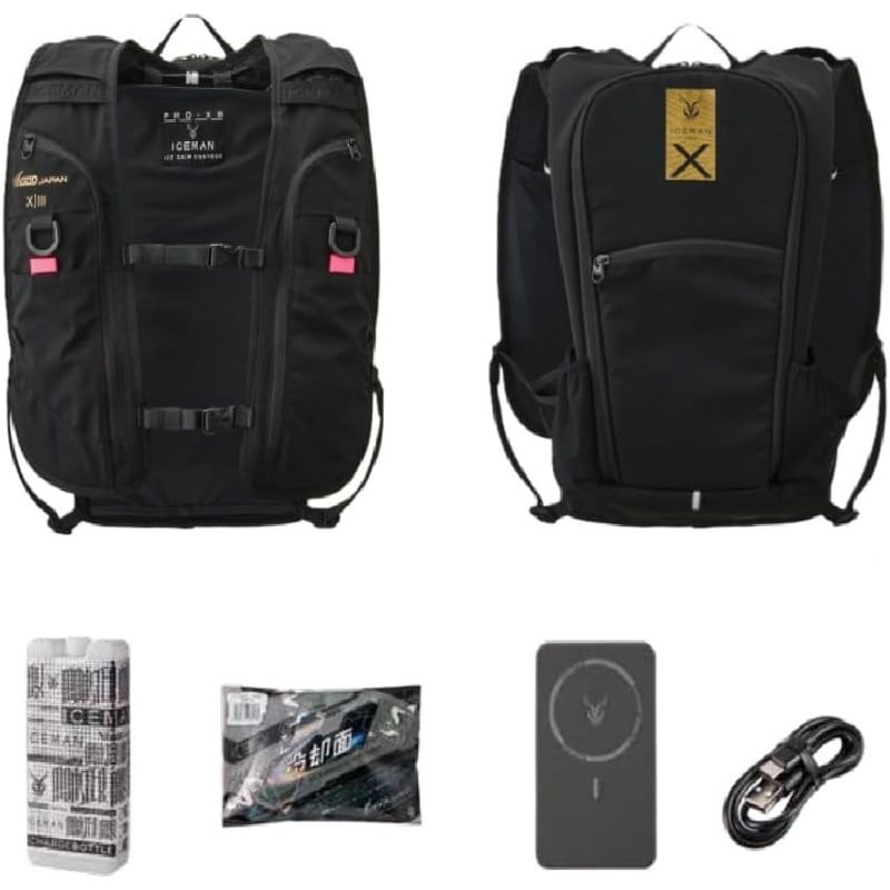 YAMASHIN 山真製鋸 2026年モデル ICEMAN PRO PRO-X3 セルマックス ICMPX3S-BLV-SET ブラック