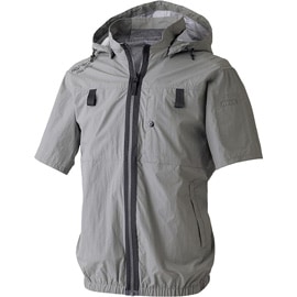 YAMASHIN 山真製鋸 アイスマンハイバックウェア 半袖 フルセット 空調服 熱中症対策 グレー M