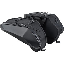 タナックス バイク用サイドバッグ MOTOFIZZ カービングシェルケース2SS MFK-3003 20L エンボスブラック