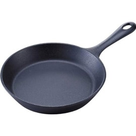 岩鋳 南部鉄器フライパン ファミリーパン17 24015 IH対応 内径16.5cm 黒焼付 日本製