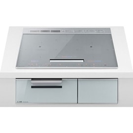 三菱電機 3口IHクッキングヒーター CROSS-TOPシリーズ CS-A106-S ビルトイン 60cm シルバー