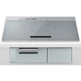 三菱電機 3口IHクッキングヒーター CROSS-TOPシリーズ CS-A107-S ビルトイン 75cm シルバー