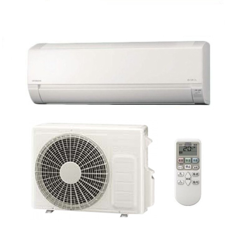 日立 エアコン 白くまくん AJシリーズ 10畳 2.8kW 100V RAS-AJ2826S-W 冷暖房 コンパクト