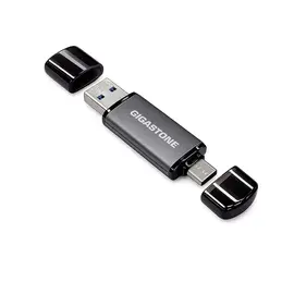 GIGASTONE USBメモリ GJU3-AC44S64GB-HI 64GB USB3.2 Gen1 USB-A/USB-C 2in1 OTG対応