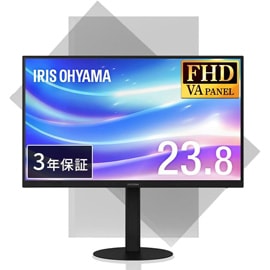 アイリスオーヤマ LUCA DT-KF235P-B 23.8インチ 液晶モニター ピボット対応 Full HD ブラック