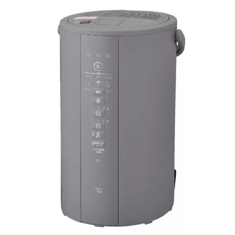 象印 2023年製 13畳 大容量4.0L スチーム式加湿器 EE-DD50 EE-DG50-HA 象印 スチーム式加湿器 4.0L 長時間加湿 グレー