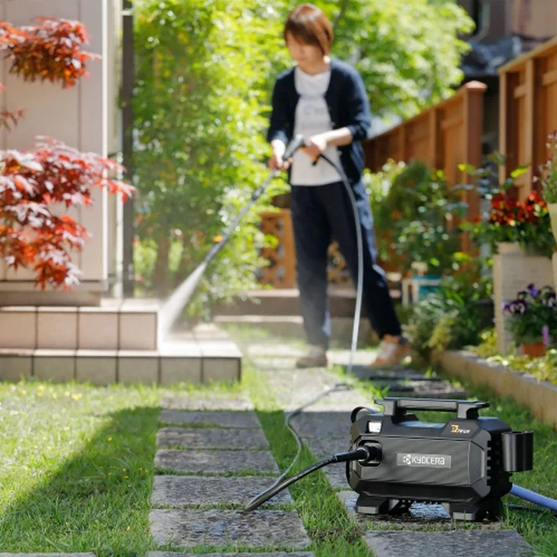 京セラ 高圧洗浄機 AJPN-1220 小型 家庭用 おすすめ 洗車 雨どい ベランダ 掃除 Kyocera 旧リョービ RYOBI | 11