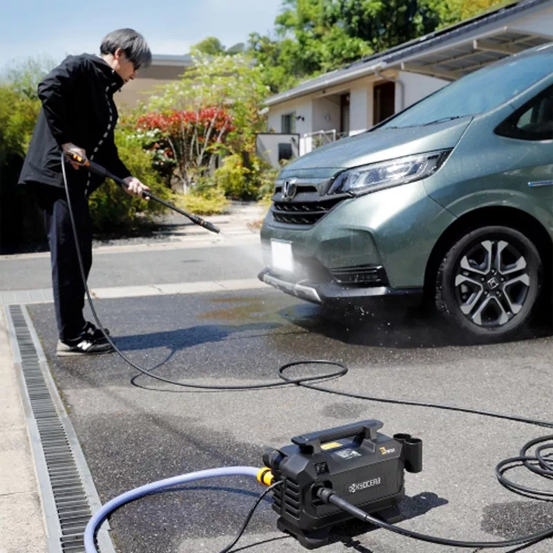 京セラ 高圧洗浄機 AJPN-1220 小型 家庭用 おすすめ 洗車 雨どい ベランダ 掃除 Kyocera 旧リョービ RYOBI | 13