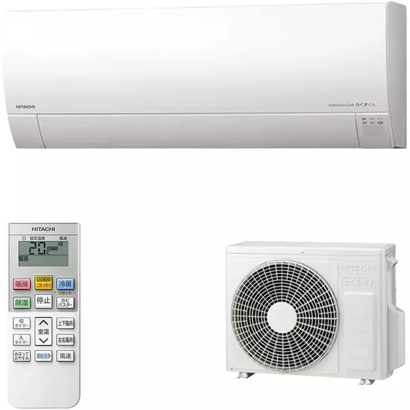RAS-MJ2226S(W) 日立 エアコン 白くまくん MJシリーズ 6畳 2.2kW 100V