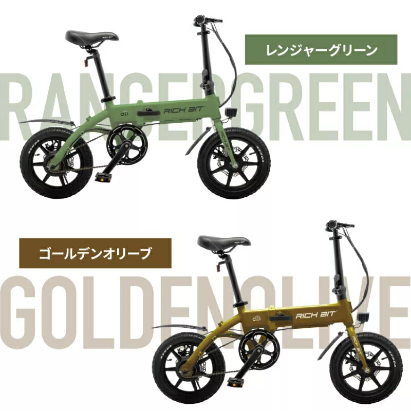RICHBIT CITY RICH-CA 電動アシスト自転車 シティブラック