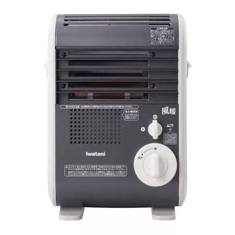 イワタニ ヒーター カセットガスファンヒーター 風暖 メタリックグレー