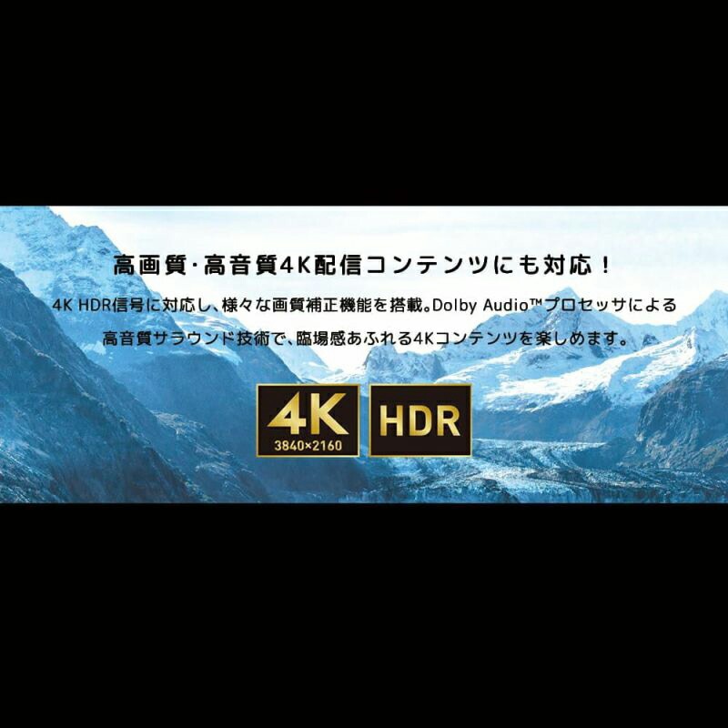 オリオン ORION チューナーレス スマートテレビ 75インチ GL751U GoogleTV搭載 4K対応