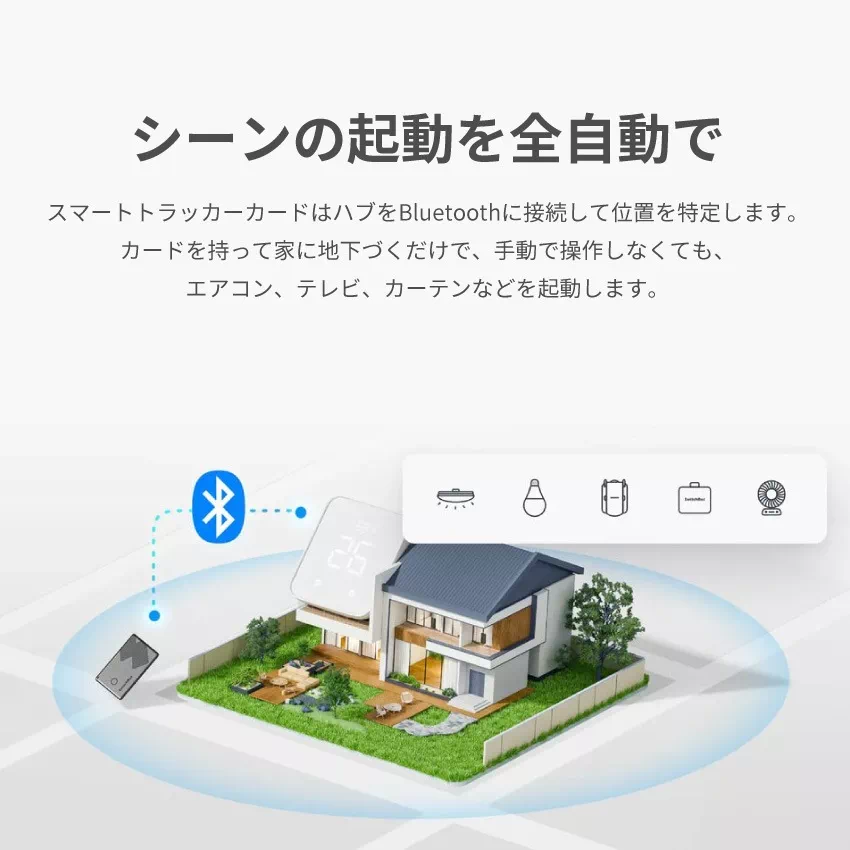 SwitchBot スマートトラッカー カード Apple Find My対応 紛失防止 タグ IP67防水 W2500032 | 4