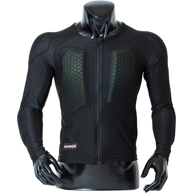 南海部品 NANKAI バイク用 メッシュストレッチプロテクターインナー ブラック Size:M-L SDW-4135