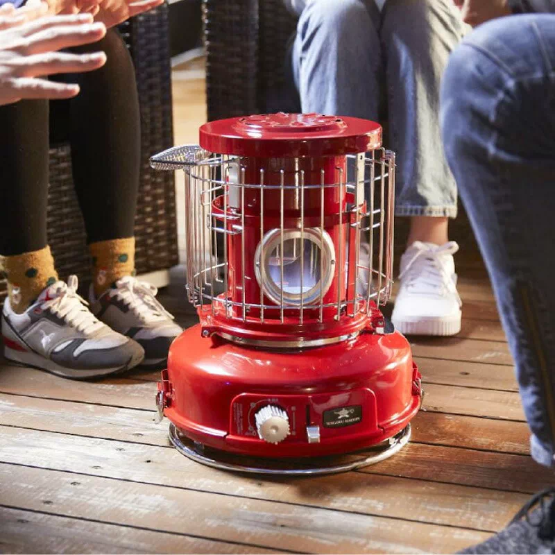 日本エー・アイ・シー AIC JAPAN ポータブル ガスストーブ Aladdin レッド SAG-BF02C R | 0