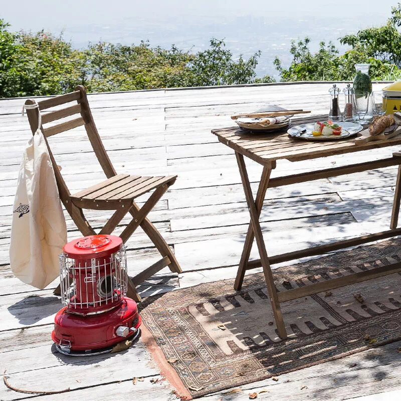 日本エー・アイ・シー AIC JAPAN ポータブル ガスストーブ Aladdin レッド SAG-BF02C R | 1