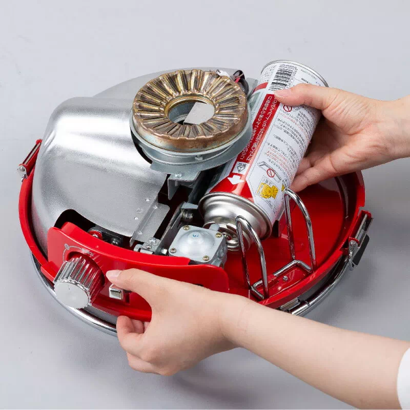 日本エー・アイ・シー AIC JAPAN ポータブル ガスストーブ Aladdin レッド SAG-BF02C R | 2