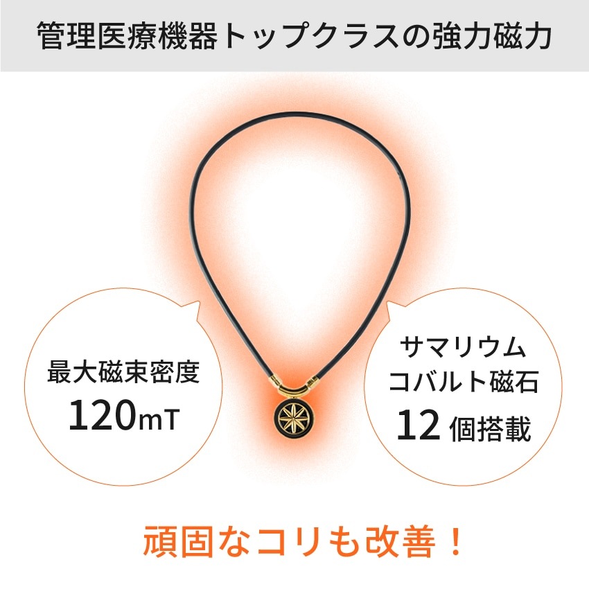 BANDEL バンデル 52cm BANDEL バンデル | ネックレス 磁気ネックレス ブラック