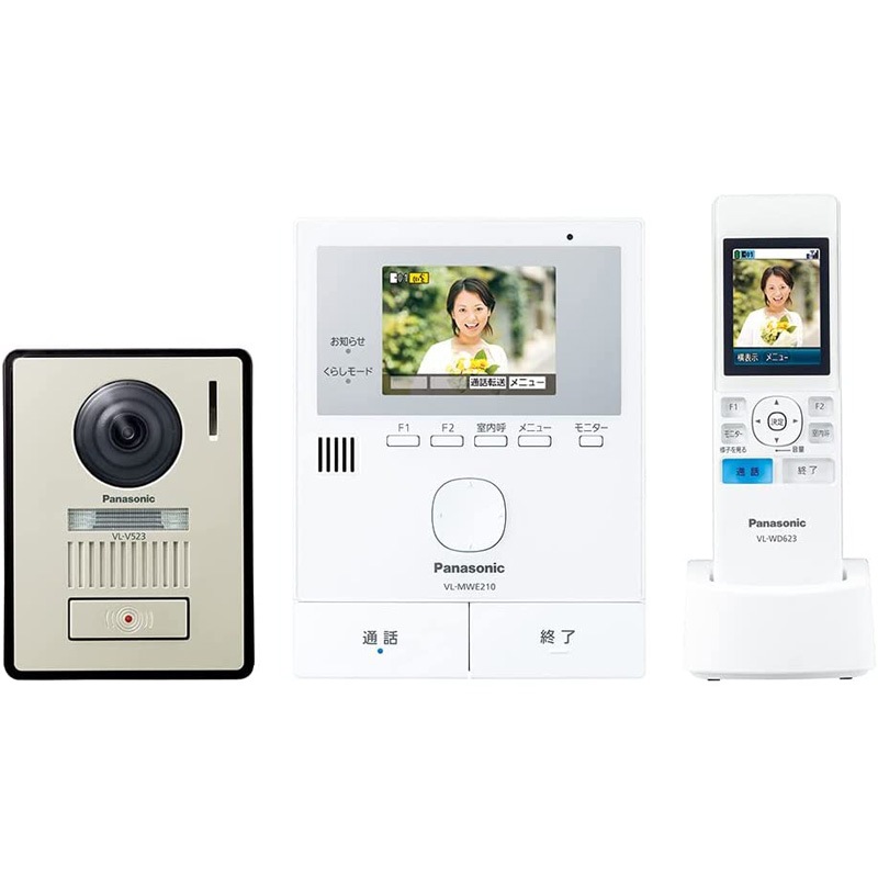 Panasonic パナソニック テレビドアホン どこでもドアホン 電源コード式 VL-SWE210KLA | 0