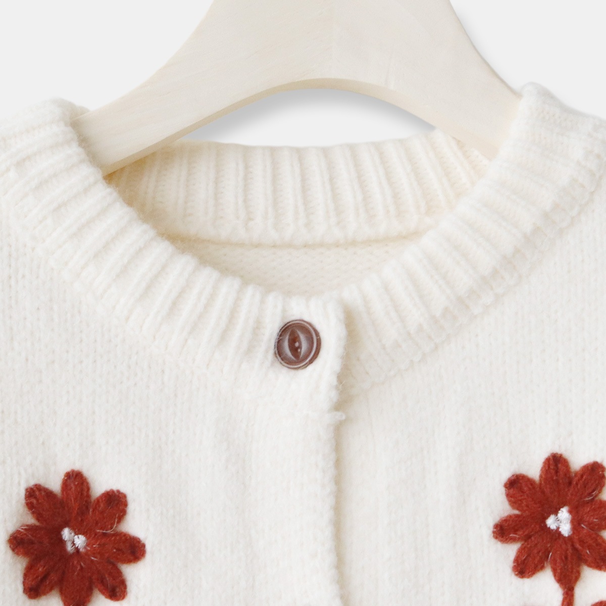 フラワー刺繍ニットカーディガン[14942118]オンライン限定｜新着