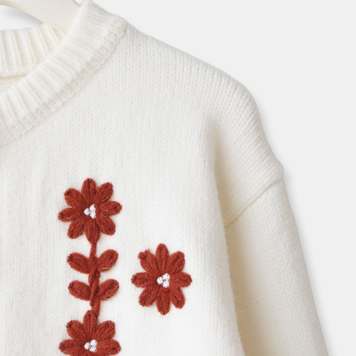フラワー刺繍ニットカーディガン[14942118]オンライン限定｜新着