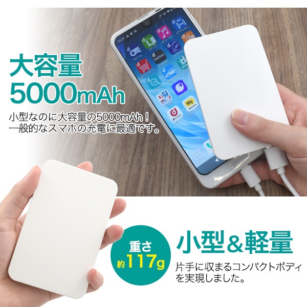 ��Х���Хåƥ꡼��5000mAh ����ܥǥ���