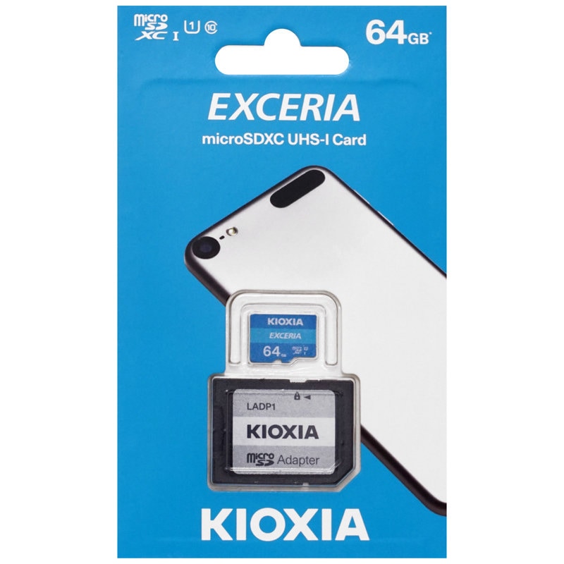 ��ǡ�����������64GB��microSDXC������LMEX1L064GG2��SD�����ץ��ա�EXCERIA CLASS10��UHS-I������R=100MB/s