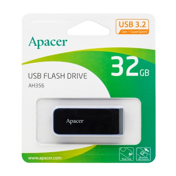 USB 32GB 5ǯݾ USB3.2 Gen1 Apacer AP32GAH356B-1 饤ɼ USB3.0 USB
