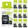 ��10�祻�åȡ�microSD������ 32GB �����ץ��� L-B32MSD10-U1 LAZOS microSDHC �ޥ�����SD