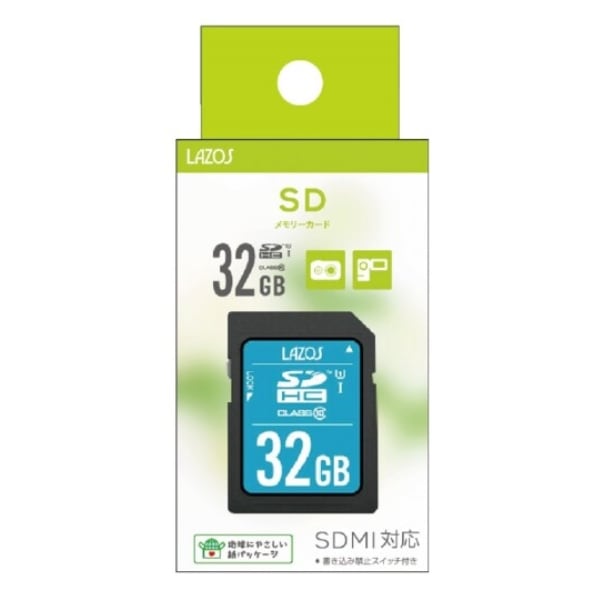 SD������ 32GB L-B32SDH10-U1 LAZOS SDHC������ �����ǥ���