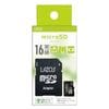 microSD������ 16GB �ʰ��ʥ����ץ��� L-B16MSD10-U1 Class10 LAZOS microSDHC �ޥ�����SD