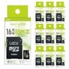 ��10�祻�åȡ� microSD������ 16GB �ʰ��ʥ����ץ��� L-B16MSD10-U1 Class10 LAZOS microSDHC