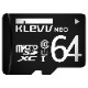10祻åȡ microSD 64GB ʵݾ UHS-1 U3 K064GUSD3U3-NA SDץ microSDXC ޥSD microSD