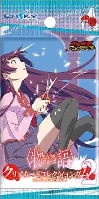 物語＞シリーズ クリアカードコレクションガム2（食玩）BOX【初回生産