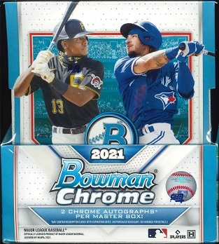 2021 Topps MLB Bowman Chrome Hobby Box