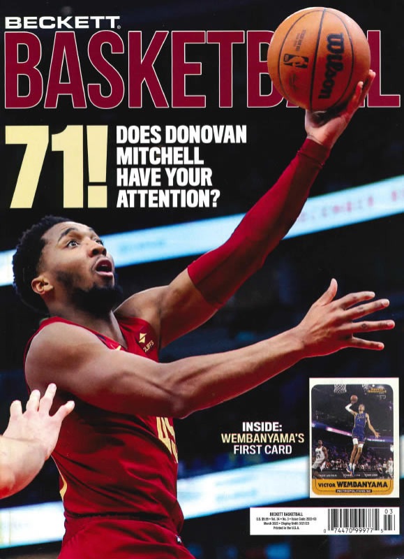 BECKETT BASKETBALL 366 MARCH 2023