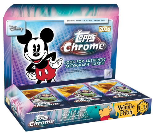 topps chrome disney flik フリック　99シリ 2026 TOPPS CHROME DISNEY HOBBY BOX（送料無料）