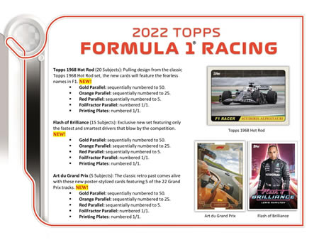 2022 TOPPS FORMULA 1 RACING HOBBY BOX̵