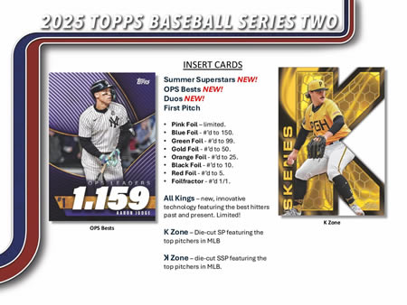 MLB 2025 TOPPS SERIES 2 JUMBO BOX